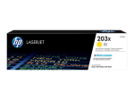 HP 203X kollane tooner CF542X 2500-lehek&uuml;ljelisele