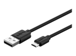 goobay USB kaabel 50cm must