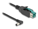 Delock Tugevdatud USB Kaabel 1m Must