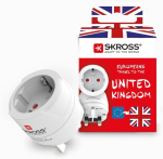 Skross Rejseadapter Europa Til UK