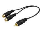 DELTACO 15cm Video Splitter