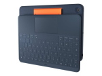 Logitech Rugged Combo 3 Touch Hariduseks Klaviatuur ja Folio Eemaste Kott Saksa Apple 10,2-tollise iPadi jaoks (7. p&otilde;lvkond, 8. p&otilde;lvkond, 9. p&otilde;lvkond)