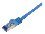 LogiLink Professionaalne Ultraflex CAT 7 (kaabel)/CAT 6a (pistikud) S/FTP 1m paatkaabel Sinine RAL 5015