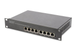 Digitus 8-port Gigabit Ethernet Switch DN-80114 Unmanaged Rackmountable Power supply type Internal