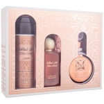 Fakhar Rose Gift set EDP 100 ml, deospray 200 ml and hair mist 50 ml 100ml