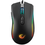 RAMPAGE SMX-R44 V2 MACRO MUSTA HIIRE 12800 DPI RGB LED