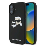 Karl Lagerfeld KLHMP16MSKCHPPLK Hardcase iPhone 16 Plus 6.7" jaoks / must