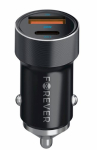Forever CC-06 USB-C / USB Autolaadija + USB-C - USB-C Kaabel