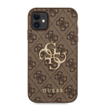 Guess PU 4G metalllogoga &uuml;mbris iPhone 11 jaoks / pruun