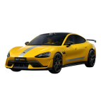 Xiaomi SU7 Ultra 1:18 Suruvalatud Mudeliauto Lightning Yellow Tsingi sulam, ABS, SAN, PVC