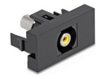 Delock Easy 45 emasest RCA emast klikimooduliks - kollane, must