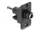 Delock adapter - DC pesa 5.5 mm x 2.5 mm kuni DC pesa 5.5 mm x 2.1 mm