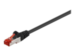 goobay CAT 6 SFTP, PiMF 1.5m L&uuml;hikaabel Must