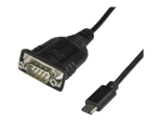StarTech.com USB C seeriaadapteri kaabel 16 (40cm), USB Type C RS232 (DB9) konverterikaabel, USB-C seeriakaabel PLC-de, skannerite, t&scaron;ekkide prindi...