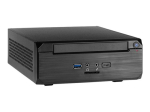 Inter-Tech MW-02 II V&auml;ike Kuju Teguri Mini ITX Korpus Black