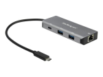StarTech.com 3-port USB-C hub - 2x USB-A/1x USB-C - SuperSpeed 10Gbps USB 3.1/3.2 Gen 2 Type C hub - USB bus powered (HB31C2A1CGB)