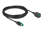 Delock v&otilde;imendatud USB pikijuhe 5m must