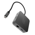 Green Cell AK61 S&uuml;learvuti Dock/Port Replicator USB 3.2 Gen 1 Type-C H&otilde;bedane