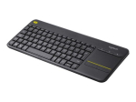 Logitech juhtmeta puutetundlik klaviatuur K400 Plus ungari keele klaviatuur