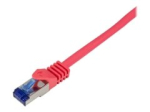 LogiLink Professionaalne Ultraflex CAT 7 (kaabel)/CAT 6a (pistikud) S/FTP 1,5m paatkaabel Punane RAL 3018