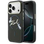 Karl Lagerfeld IML Choupettes Karl Script Logo MagSafe kaitse&uuml;mbris iPhone 17 Pro Max jaoks / sinine