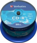 Verbatim Blank CD-R  700MB 1x-52x T&auml;iustatud kaitse 50 tk Spindle
