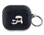 Karl Lagerfeld PU reljeefne Karl ja Choupette peade &uuml;mbris Apple AirPods 3 jaoks