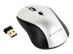 Gembird Optical Mouse MUSW-4B-02-BS Wireless USB Black/silver