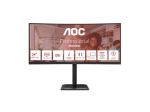 AOC CU34E4CV 34 " VA 21:9 120 Hz 4 ms 3440 x 1440 pikslit HDMI portide arv 2 Must