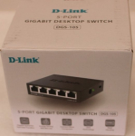 SALE OUT. D-Link DGS-105GL/E 5-Port Gigabit Ethernet Switch SALE OUT. Ethernet Switch DGS-105/E Unmanaged Desktop Gigabit Ethernet (copper) ports q