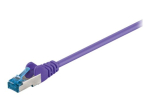 goobay CAT 6a SFTP, PiMF 25cm V&otilde;rgukaabel Lilla