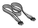 CORSAIR 16-pin PCI Express toitekaabel 16-pinile - must ja valge