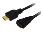 LogiLink 2m k&otilde;rge kiirusega Ethernetiga HDMI pikenduskaabel