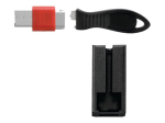 Kensington USB Port Lock Kabeli Kaitse - Ruudukujuline USB Port Blokeerija