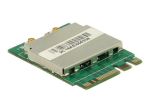 DeLock Module M.2 Key A E male > WLAN 11ac/a/b/g/n Bluetooth 4.0 Network Adapter Wireless Green Silver
