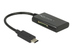 DeLOCK USB 3.1 Gen 1 Kaardilugeja USB Type-C isane 4 Pesaga Kaardilugeja USB-C