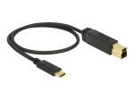Delock USB Type-C Kaabel 50cm Must