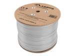 Lanberg CAT 7 kaetud foolium- ja vasktrassiunud (SFTP 305m masskaabel Pantone jahe hall 5C)