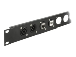 Delock Keystone Mounting 1 Port for D-type Metal