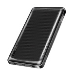 Logilink Power bank, Li-Po, 2x USB-A, USB-C PA0316 10000 mAh Must