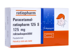 PARACETAMOL- RTP 125 S REKTAALSUPOSIIT 125MG N10