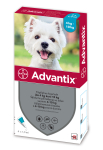 ADVANTIX T&Auml;PILAHUS 500MG+100MG/ML 1ML N4 (>4-10KG)