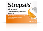 STREPSILS VITAMIN C 100MG 0,6MG+1,2MG+100MG N24 LOSENG