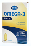LYSI OMEGA-3 FORTE KAPSLID N64 (90G)