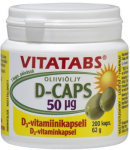 VITATABS D3 &Otilde;LIKAPSLID 50MCG N200