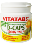 VITATABS D3 &Otilde;LIKAPSLID 100MCG N200