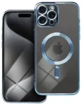 Electro Mag Cover telefoni &uuml;mbris MagSafe toega iPhone 15 Pro Max sinine