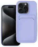 Card raamatut&uuml;&uuml;pi telefoni &uuml;mbris iPhone 15 Pro lilla