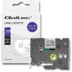 Qoltec Tape for BROTHER TZe-231 | 12mm x 8m | White / Black overprint