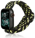 Beline Textile nutikella rihm Apple Watch (38/40/41 mm) jaoks | nailonist | must/laimiroheline